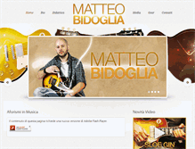 Tablet Screenshot of matteobidoglia.com